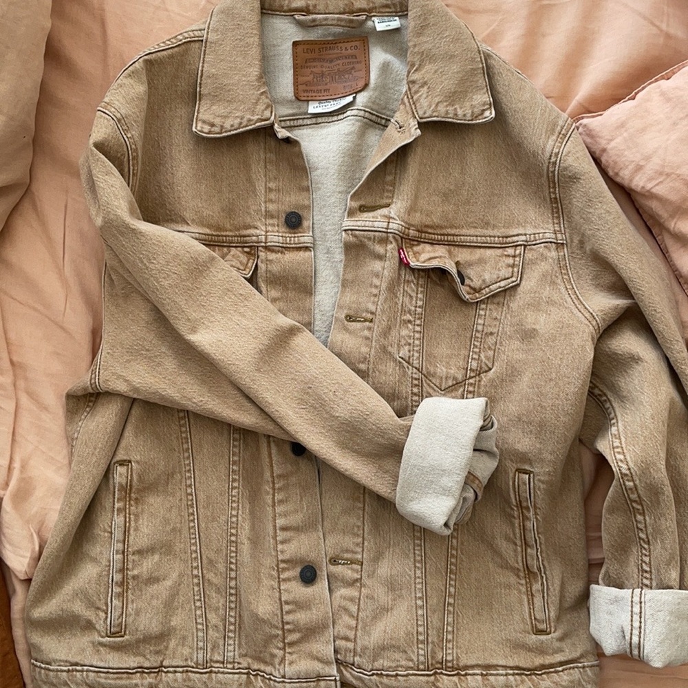 Levi’s camel denim jacket